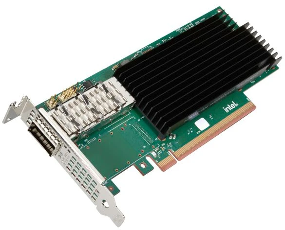 Karta jungiama į tinklą Intel Ethernet Network Adapteris - Karta jungiama į tinklą - PCIE 4.0 x16 / PCIE 5.0 x8 - 200 Gigabit QSFP28 x 1 - Pojedyncze opakowanie (E835CCQDA1)