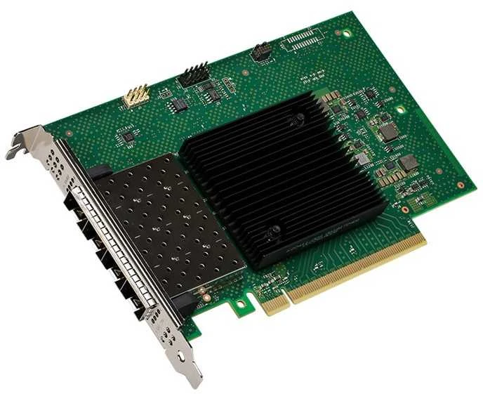 Intel Intel Ethernet tinklo adapteris E810-XXVDA4 - Tinklo adapteris - PCIe 4.0 x16 - 10/25 Gigabit SFP28 x 4