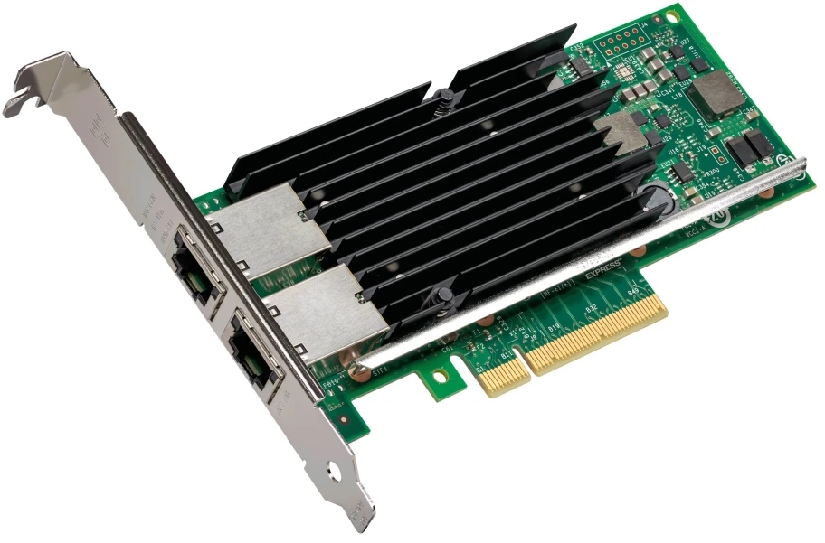 INT PCIE Intel X540-T2 serveris, konverteris