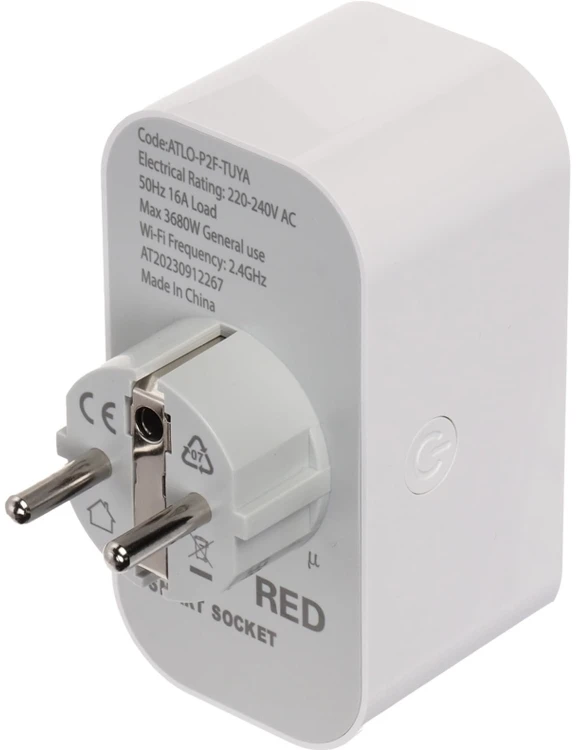 SUMANUS ELEKTRINIS LIZDAS ATLO-P2F-TUYA Wi-Fi, Tuya Smart