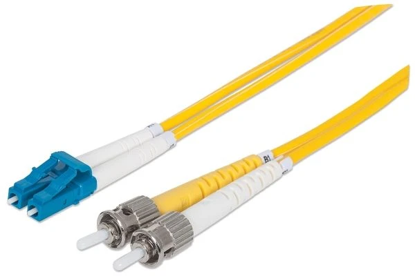 „Intellinet Network Solutions“ šviesolaidinis pleistras, dvipusis, vieno režimo, LC/ST, 9/125 µm, OS2, geltona, 2 m (750011)