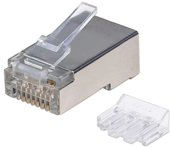 Intellinet tinklo sprendimų kištukas RJ45, Cat6A, STP, 3 taškų, 90 vnt (790680)