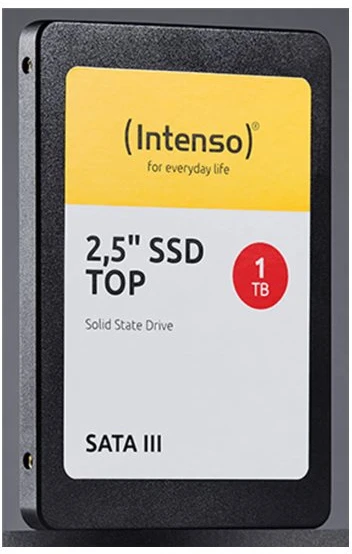 Intenso Top SSD 4 TB - juodas, SATA 6 Gb/s, 2,5