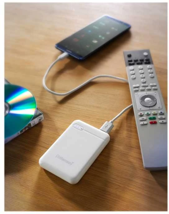 POWER BANK USB 5000MAH Baltas 7313522 INTENSO
