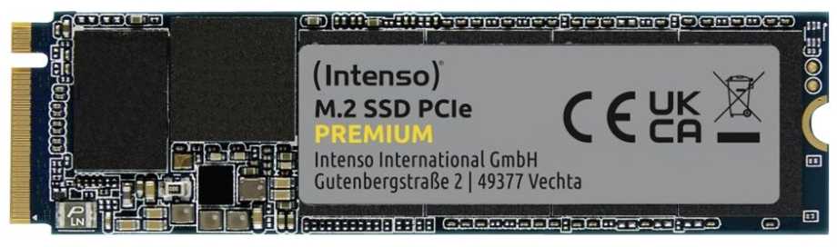 Intenso Premium 500 GB, SSD - PCIe 3.0 x4, NVMe 1.3, M.2 2280