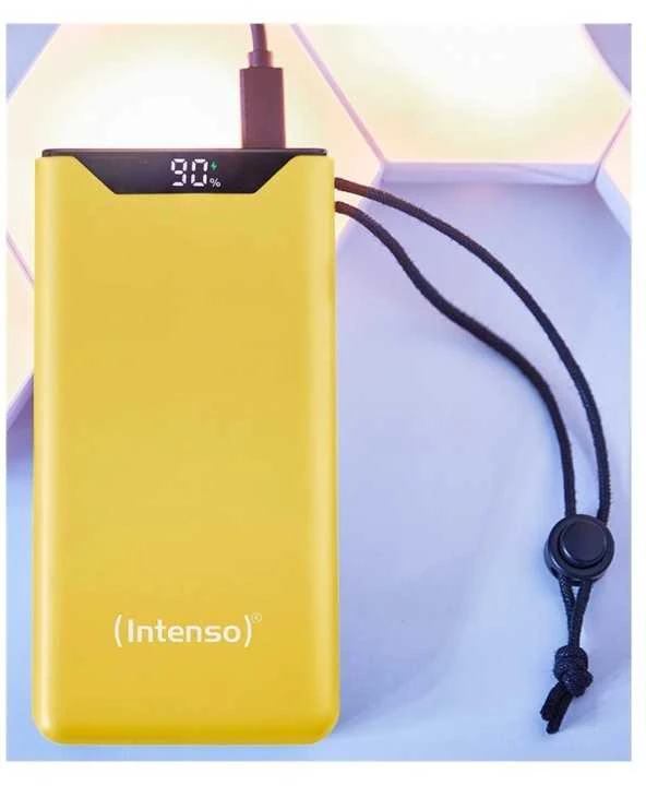 POWER BANK USB 10000MAH QC3.0/Geltonas F10000 7332039 INTENSO