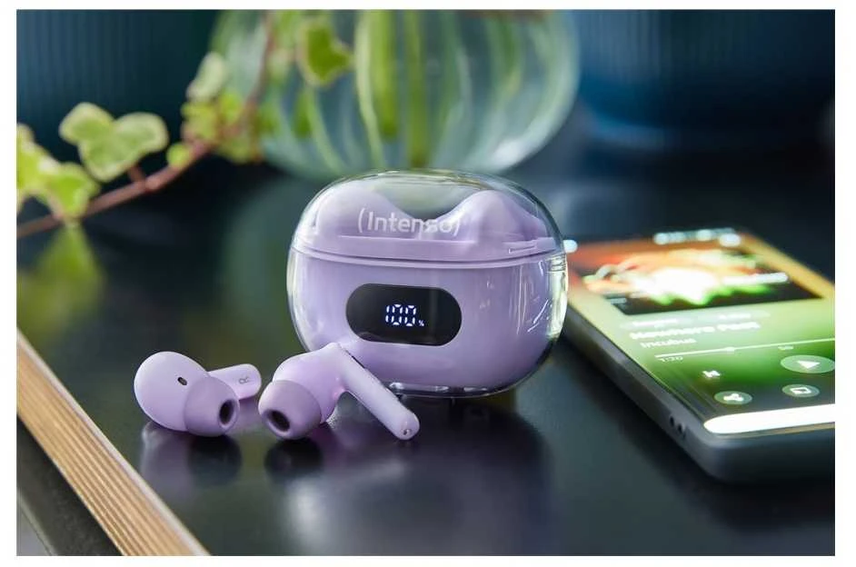 AUSINĖS „BUDS PLUS T310AE“ / VIOLETINĖS 3720313 INTENSO