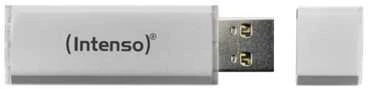 Intenso Ultra Line, 16 GB, USB A tipo, 3.2 kartos 1 (3.1 kartos 1), 70 MB/s, dangtelis, sidabrinis