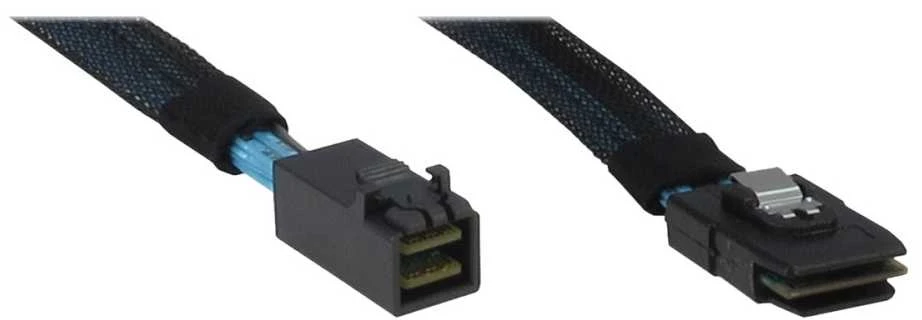 Inter-Tech SFF 8087 - SFF 8643, 0.75m, Juodas (88885005)