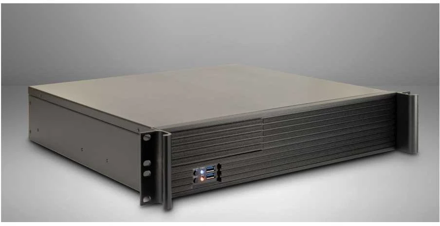 Inter-Tech IPC 2U-K-240L (juodas, 2 Hheneinheiten)