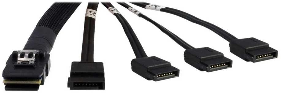 Inter-Tech S-ATA/SFF 8087 laidai surūšiuoti pagal spalvas
