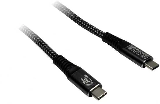 Kabelis USB Club 3D Inter-Tech Kabelis AC USB-C 3.2 Gen 2x2, 240W - 3m