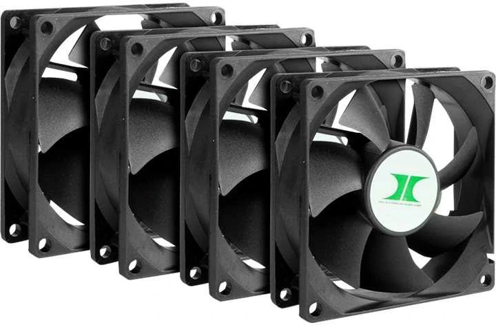 Ventiliatorius Inter-Tech IPC 80mm 4-pakuotė (88887290)