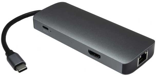 Inter-Tech Dockingstation USB-C Argus 7in1