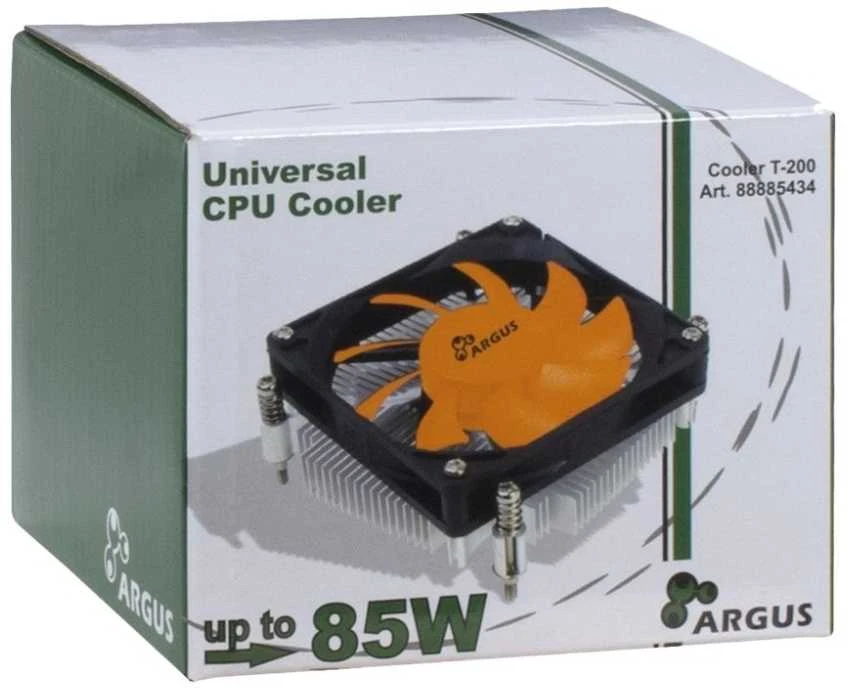 Inter-Tech Argus T-200 – procesorius – aušintuvas – 8 cm – LGA 1150 (Socket H3), LGA 1151 (Socket H4), LGA 1155 (Socket H2), LGA 1156 (Socket H), LGA 1366... – Intel® Celeron® – Intel Core i3 – Intel Core i5 – Intel Core i7 – Intel® Pentium® – 600 aps./min. (88885434)