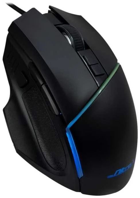 Inter-Tech Nitrox GT-100 RGB, Gaming-pelė - juodas