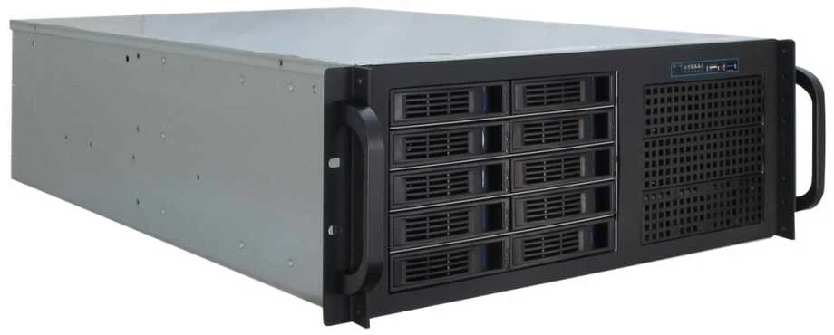 Inter-Tech 4U 4410, Server-case - juodas, 4 Hheneinheiten