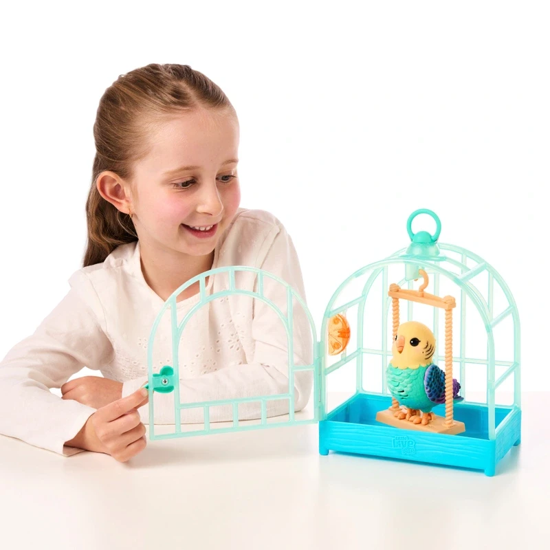 Moose Interaktyvus žaislinis paukščiukas Little Live Pets My Really Real Bird & Cage Indie
