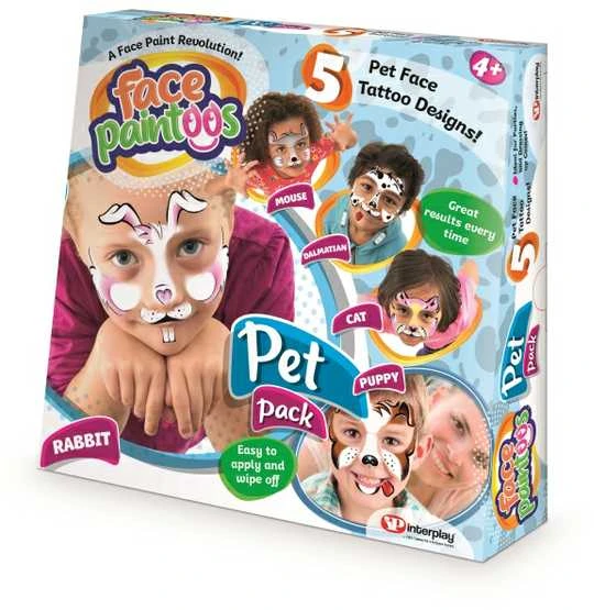 Interplay Entertainment FACE PAINTOOS Pet Pack, 6 vnt