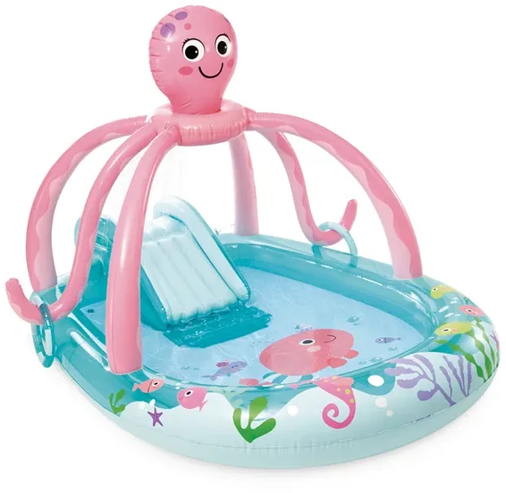 Pripučiamoji lauko žaidimų aikštelė „Linksmoji aštuonkojė“ INTEX 56138
