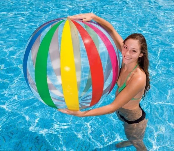 Pripučiamas paplūdimio kamuolys didelis Jumbo 107cm INTEX 59065
