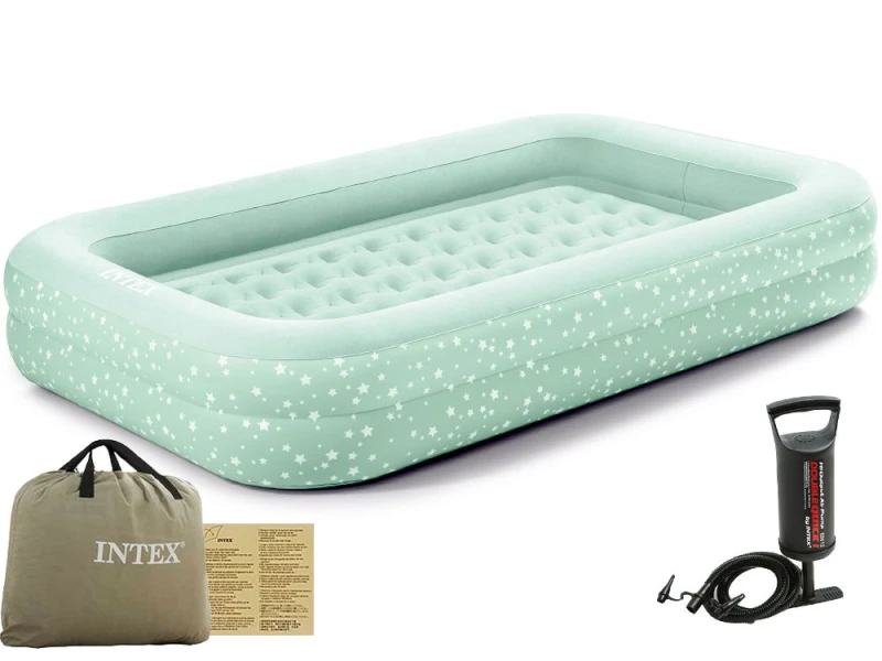 Intex Pripučiamas čiužinys-lova vaikams 66810NP 107x168x25cm 3-6m.
