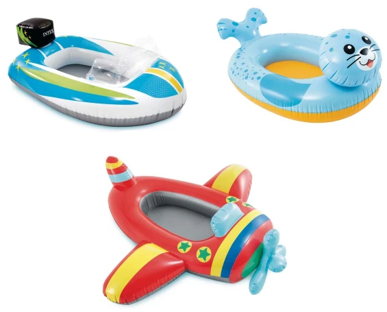 Pripučiamas žaislas INTEX Pool Cruiser, įvairių dizainų, įvairių dydžių