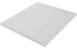 Intellinet 712224 lentyna 2U 400 mm 19 colių stovas, 2 tvirtinimo taškai perforuotas rutulys