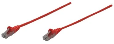 INTELLINET UTP LAN Cat6, kabelis, pleistras, 1.0m, raudonas, 342148