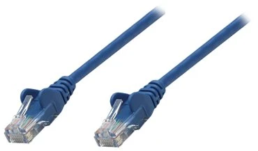 Mėlynas INTELLINET UTP LAN laidas, pleistras, 0,5m, mėlynas, 2xRJ45, 318129