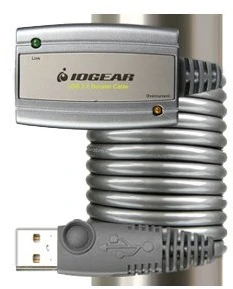 Kabelis USB IOGear USB-A - 5 m Sidabrinė (GUE216)