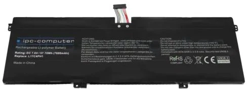 IPC-Kompiuteris 5B10W67273, Baterija, Lenovo, Lenovo Yoga C930-13IKB (81C4), Lenovo Yoga C930-13IKB (81EQ)