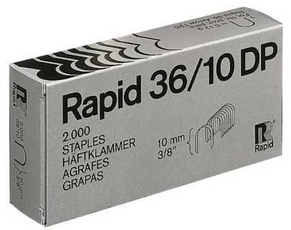 Rapid Kabės kabeliui No 36 12mm 1000 vnt. kartoninė dėžutė