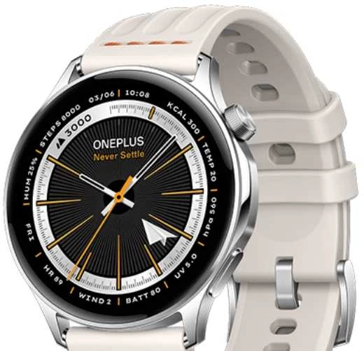 „OnePlus Watch Lite“ – išmanusis laikrodis, sidabrinis