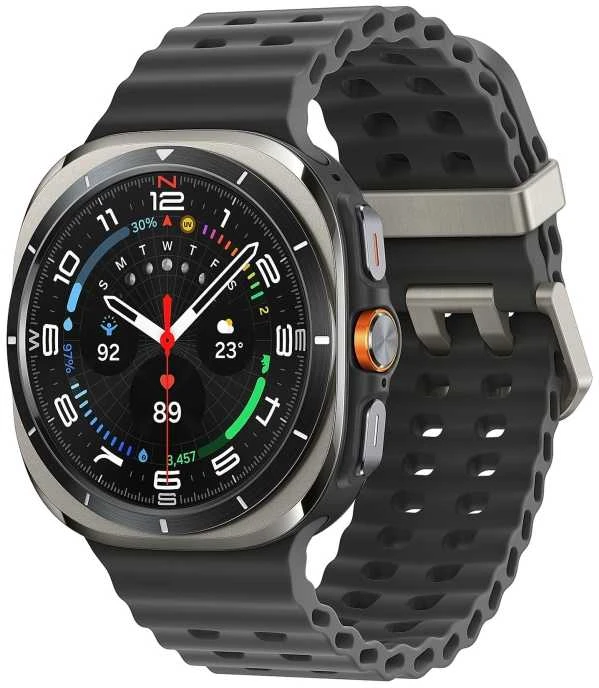 Išmanusis laikrodis „Samsung Galaxy Watch Ultra“ sportinis laikrodis, 47 mm, sidabrinis (2025 m.)