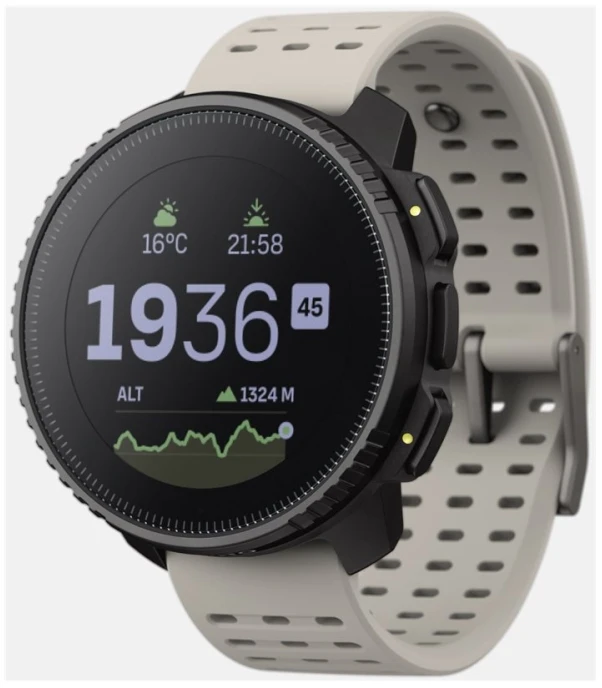 Išmanusis laikrodis Suunto Vertical, Juodos spalvos korpusas su smėlio spalvos dirželiu