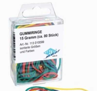 Išmanusis laikrodis Wedo WEDO Gummiringe sortiert in Farbe und Dydis in SB-Dose 5Stk