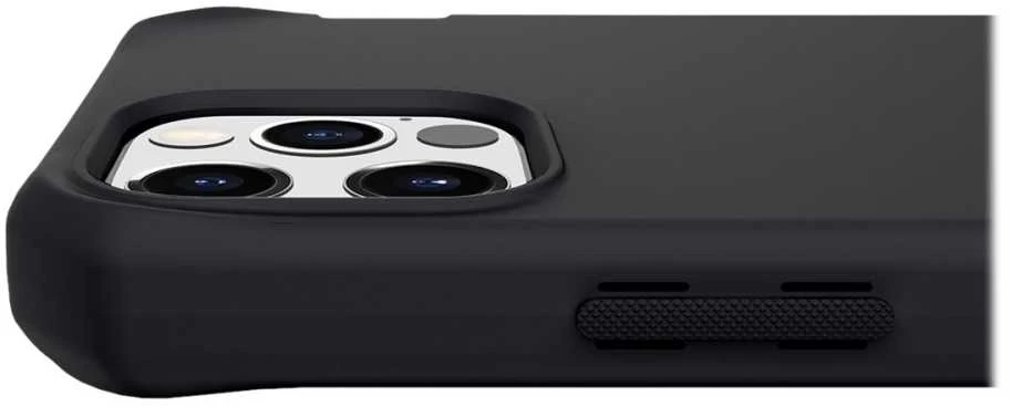 Dėklas ITSKINS Spectrum Solid Apple iPhone 12 Pro Max paprastas juodas