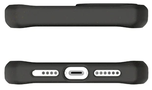 ITSKINS FERONIABIO PURE dėklas, skirtas „iPhone 12 mini®“. Juodas ir skaidrus.