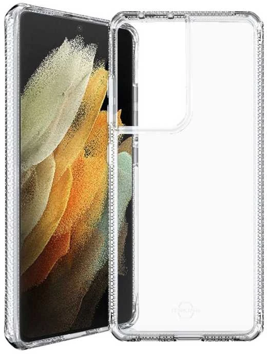 ITSKINS HYBRID CLEAR dėklas, skirtas Samsung Galaxy S21 Ultra 4G / 5G®. Permatomas