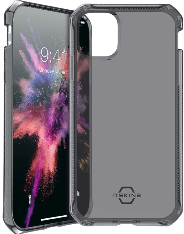 Dėklas ITskins Case Spectrum Clear iPhone 11 Pro / XS / X juodas