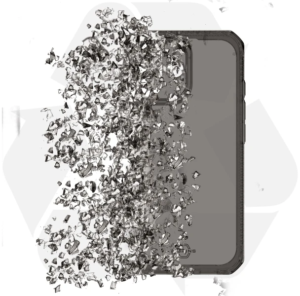 ITSKINS SPECTRUM CLEAR dėklas, skirtas iPhone 17®. Dūminis