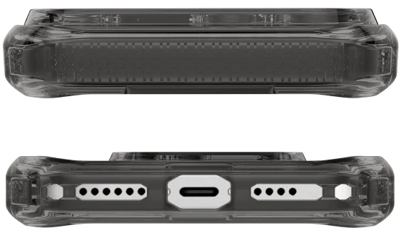 ITSKINS SPECTRUM CLEAR dėklas, skirtas „iPhone 17 Pro®“. Dūminis