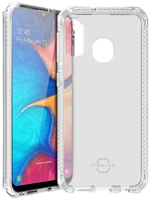 ITSKINS SPECTRUM CLEAR dėklas, skirtas „Samsung Galaxy A20e®“. Skaidrus