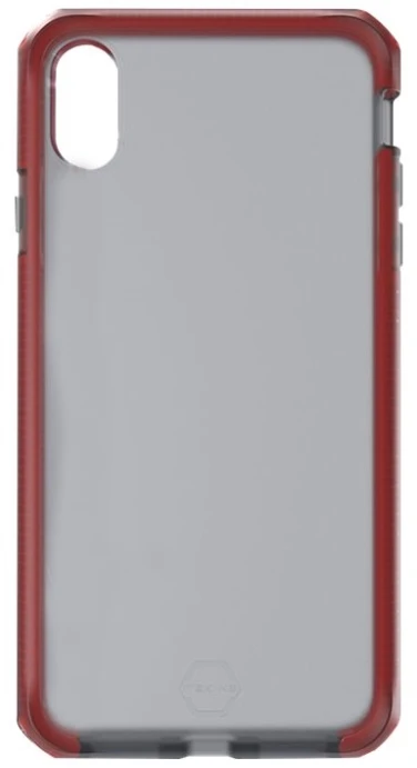 ITSKINS SUPREME FROST dėklas, skirtas „iPhone XR®“. Raudonas ir juodas