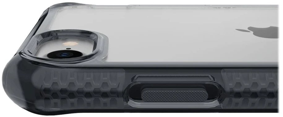 ITSKINS SupremeClear, Dėklas, Apple, iPhone 6/6S/7/8/SE (2020), 11,9 cm (4,7"), Juodas, Permatomas
