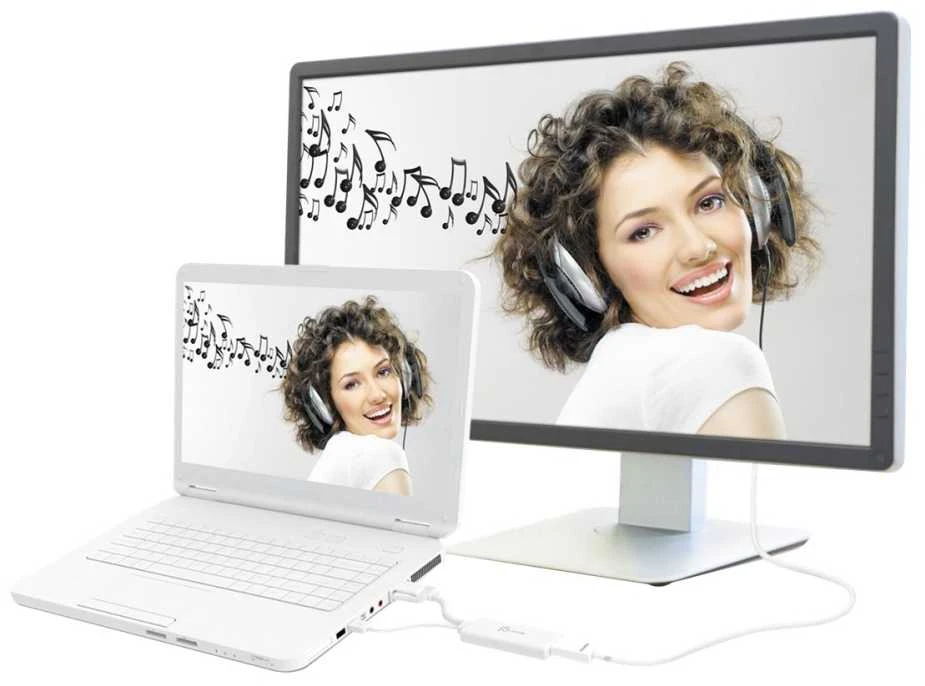 j5create JDA214 VGA į HDMI™ vaizdo ir garso adapteris, baltas, 0,176 m, VGA, USB A, HDMI, kištukas, lizdas, USB