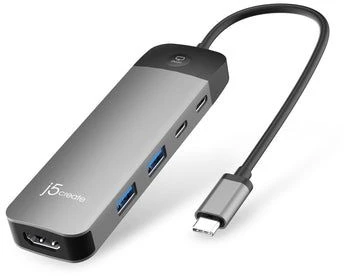 J5CREATE USB-C 4K60 HUB su PD | EKRANO IŠJUNGIMO VALDYMAS