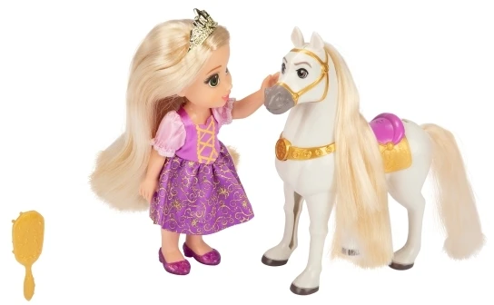 Jakks Disney Princess 15 cm lėlių dovanų rinkinys, Rapunzel ir Maximus