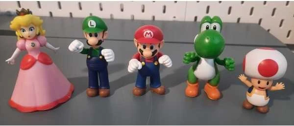 Nintendo - Super Mario ir draugai 2,5" figūrėlių rinkinys (5 vnt.) (400904)